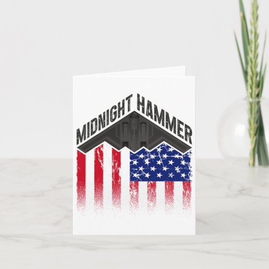 Operatie Midnight Hammer - Amerikaanse vlag Midnig Kaart (Voorkant)
