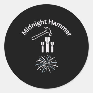 Operatie Midnight Hammer en vuurwerk We The Peo Ronde Sticker