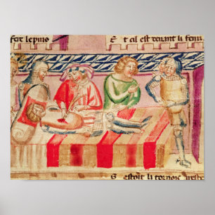 Operatie op een gewonde soldaat poster