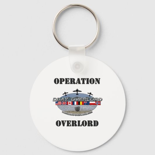 Operatie Overlord 1944 Sleutelhanger (Voorkant)