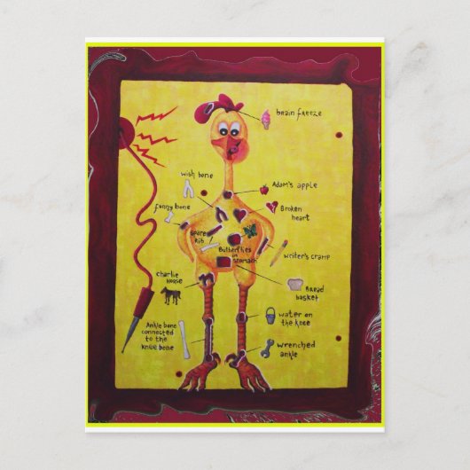 Operatie Rubber Chicken Briefkaart (Voorkant)