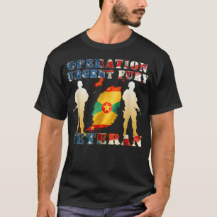 Operatie Urgent Fury Combat Veteran Grenada Gift T-shirt
