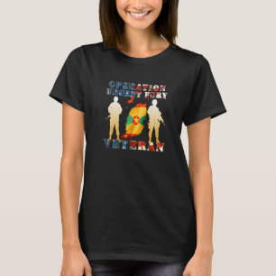 Operatie Urgent Fury Gevechtsveteraan Grenada T-shirt