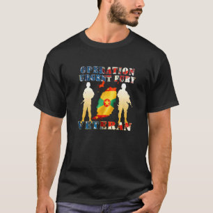 Operatie Urgent Fury Gevechtsveteraan Grenada T-shirt