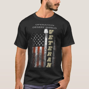 Operatie woestijnschild veteraan t-shirt