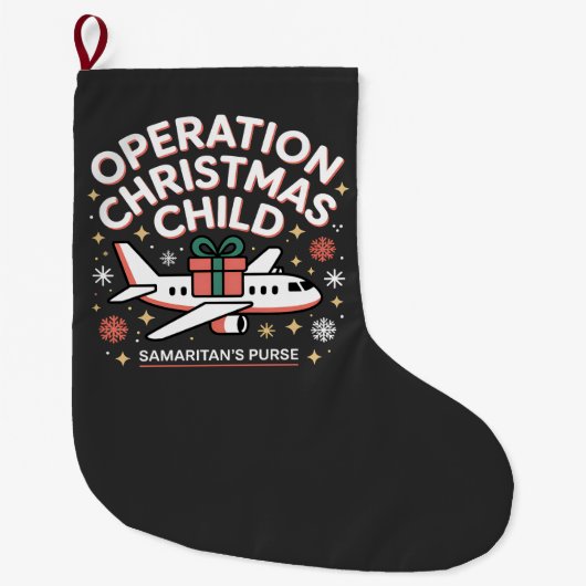 Operation Christmas Child Samaritan Purse  Grote Kerstsok (Voorkant)