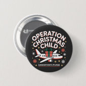 Operation Christmas Child Samaritan Purse Ronde Button 5,7 Cm (Voorkant /achterkant)
