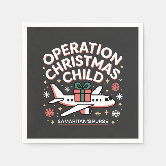 Operation Christmas Child Samaritan Purse Servet (Voorkant)