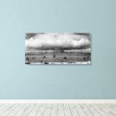 Operation Crossroad Event Baker explosie 1946 Canvas Afdruk (Insitu (Houten vloer))