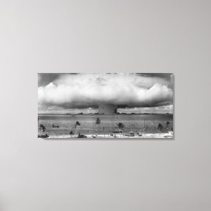 Operation Crossroad Event Baker explosie 1946 Canvas Afdruk