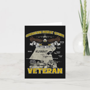 Operation Desert Storm Ods Veteran Iraq  Gi Kaart