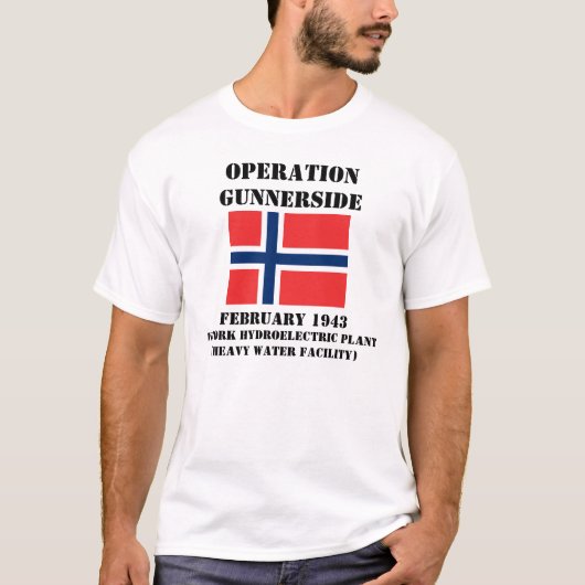 Operation Gunnerside T-shirt (Voorkant)