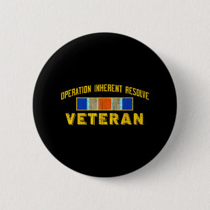 Operation Inherent Resolve Oir Veteran Day  Ronde Button 5,7 Cm