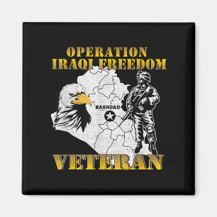 Operation Iraqi Freedom OIF Combat Veteran Magneet