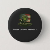 Operation Mind Shield Knop Ronde Button 5,7 Cm (Voorkant)