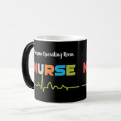 Operationele kamer Verpleegster Geweldige Fun Lett Magische Mok (Voorkant links)