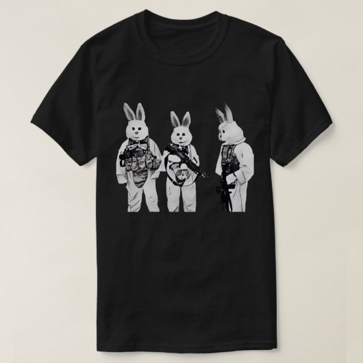 Operationele paasbunnies t-shirt (Design voorkant)