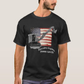 Operationele technicus: aangepaste Amerikaanse vla T-shirt (Voorkant)