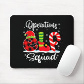Operations Elf Squad Christmas Manager Matching X- Muismat (Met muis)