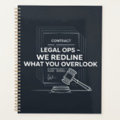 Opérations juridiques - Planificateur hebdomadaire (Devant)