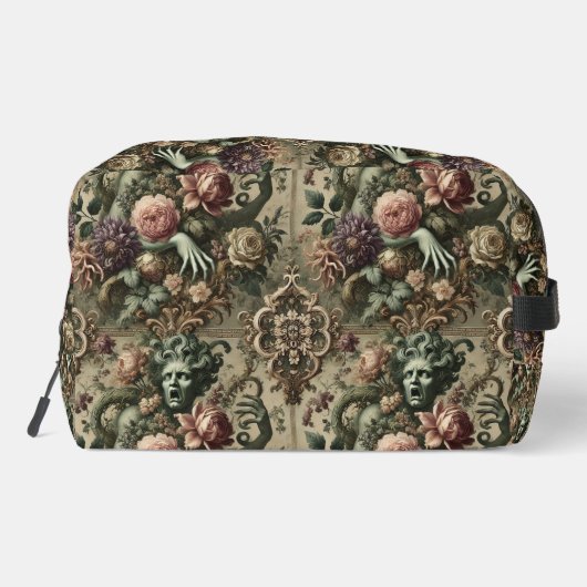 Operatische weelde - Gotische bloemenbarok Toilettasje (Achterkant)