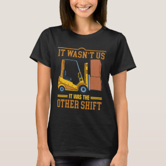 Operator heftruckchauffeur Vaderdag grappige heftr T-shirt
