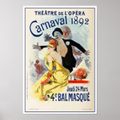  operatorisch theatercarnaval 1892 poster (Voorkant)