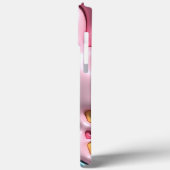 Opgeblazen Puffy Sprinkle Snoep Ice Cream 90s Roze Case-Mate iPhone Case (Achterkant / Links)