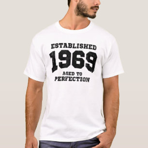 Opgebouwd in 1969 verouderd tot perfectie t-shirt