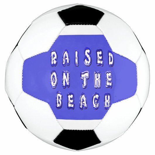 Opgebracht op de strand voetbal (Voorkant)