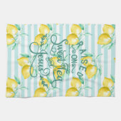 Opgebracht op Sweet Tea en Jesus | Lemon Pattern Theedoek (Horizontaal)
