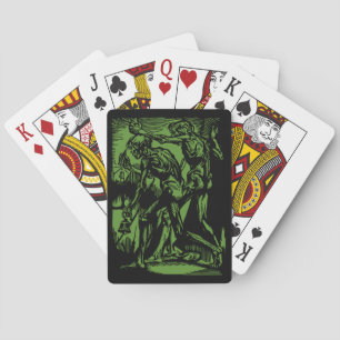 Opgegrauwde Horrors van Dode Mijnwerkers voor Hall Pokerkaarten