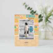 Opgegroeid door pinguïns briefkaart (Staand voorkant)