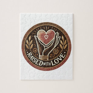 Opgegroeid met liefde Logo Puzzel