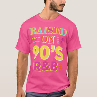 Opgegroeid op jaren 90 RB muziekliefhebbers Retro T-shirt