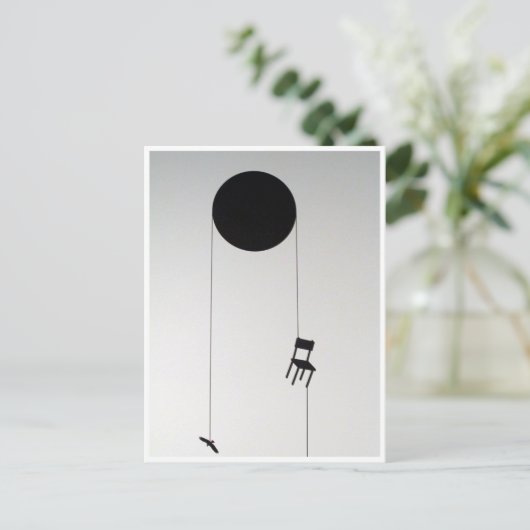 opgehangen briefkaart (Staand voorkant)