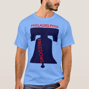 Opgeheven Philadelphia Freedoms Teams Tennis 1974 T-shirt