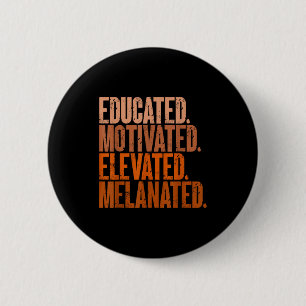 Opgeleid Gemotiveerd Verheven Melanated Zwarte His Ronde Button 5,7 Cm