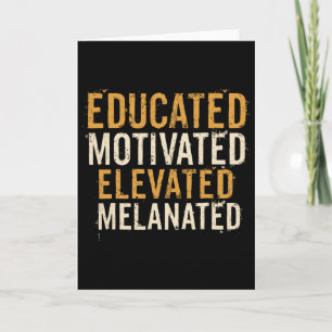 Opgeleid Gemotiveerd Verheven Melanated Zwarte Tro Kaart