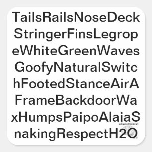 opgeleide brainfart Respect Water Sticker