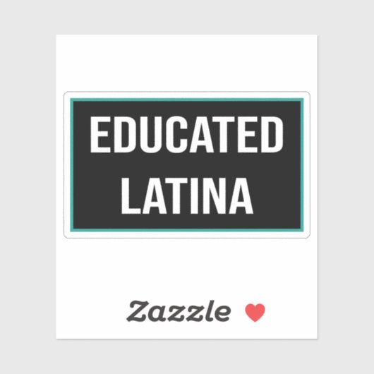 Opgeleide Latina Sticker (Vel)