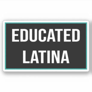 Opgeleide Latina Sticker