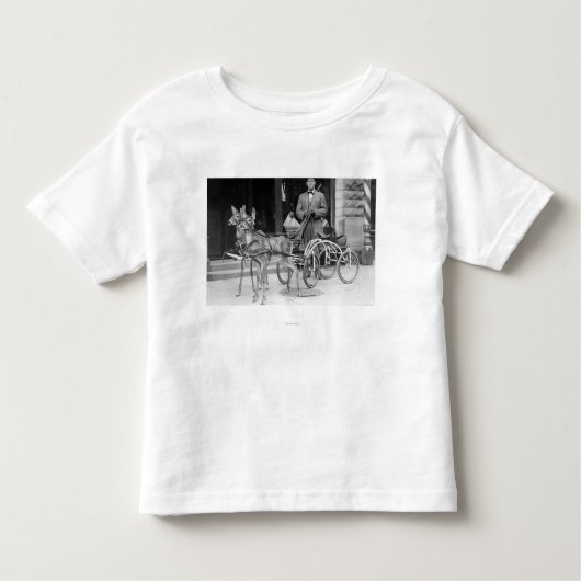 Opgeleide verdier, geërfd met een opgerold hok op kinder shirts (Voorkant)