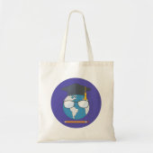 Opgeleide wereld tote bag (Voorkant)