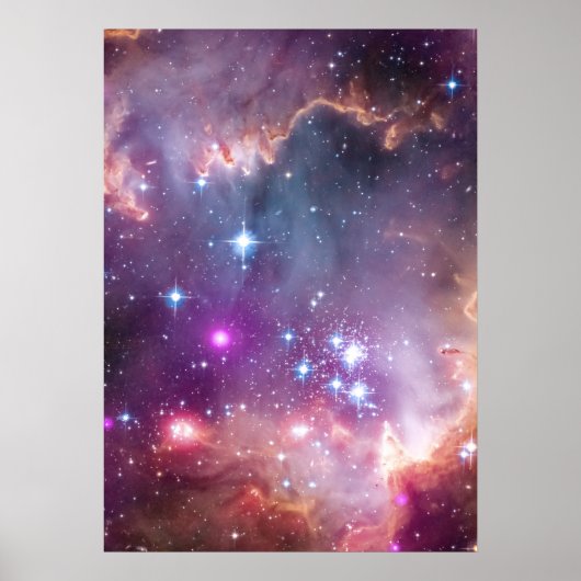Opgenomen onder de "Wing" van de "Small Magellanic Poster (Voorkant)