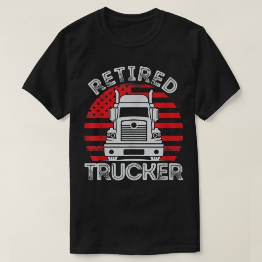 Opgenomen ontwerp van driverdrivertekst vrachtwage t-shirt (Design voorkant)