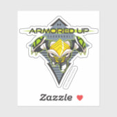 Opgepantserd - Omni-Kix Cannonbolt Sticker (Vel)