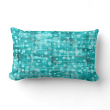 Opgepompte Neon Turquoise Stippen Abstracte Worp K