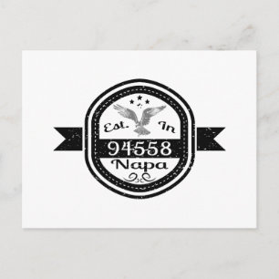Opgericht in 94558 Napa Briefkaart