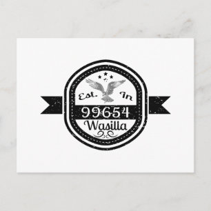 Opgericht in 99654 Wasilla Briefkaart